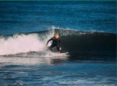 surfer at beach